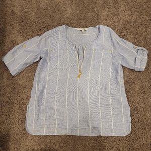 Ellen Tracy Linen Tunic